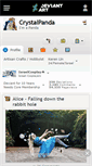 Mobile Screenshot of crystalpanda.deviantart.com