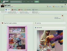 Tablet Screenshot of girl-lard.deviantart.com