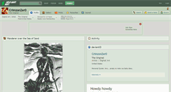 Desktop Screenshot of crimzonzer0.deviantart.com