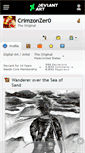 Mobile Screenshot of crimzonzer0.deviantart.com