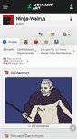 Mobile Screenshot of ninja-walrus.deviantart.com