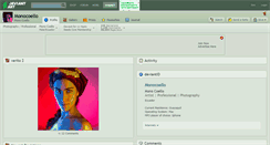 Desktop Screenshot of monocoello.deviantart.com