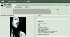 Desktop Screenshot of killerangel47.deviantart.com