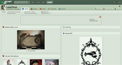 Desktop Screenshot of leylatimur.deviantart.com