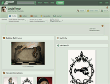 Tablet Screenshot of leylatimur.deviantart.com