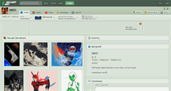 Desktop Screenshot of mk01.deviantart.com