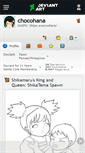 Mobile Screenshot of chocohana.deviantart.com
