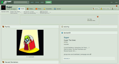 Desktop Screenshot of isuper.deviantart.com