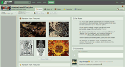 Desktop Screenshot of abstract-and-fractal.deviantart.com