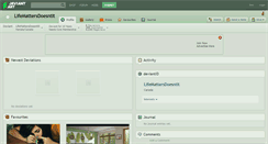Desktop Screenshot of lifemattersdoesntit.deviantart.com