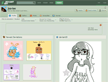 Tablet Screenshot of joo-lee.deviantart.com