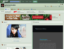 Tablet Screenshot of ephemeral-eden.deviantart.com