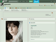 Tablet Screenshot of angelsaidhi.deviantart.com