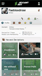 Mobile Screenshot of faebloodrose.deviantart.com