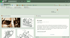 Desktop Screenshot of diamond-cz.deviantart.com