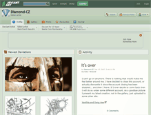 Tablet Screenshot of diamond-cz.deviantart.com