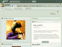 Tablet Screenshot of djmidori.deviantart.com