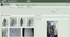 Desktop Screenshot of metallicbat.deviantart.com