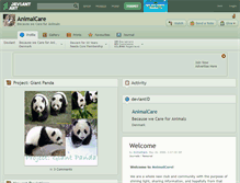 Tablet Screenshot of animalcare.deviantart.com