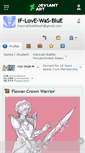 Mobile Screenshot of if-love-was-blue.deviantart.com