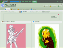 Tablet Screenshot of if-love-was-blue.deviantart.com