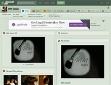 Tablet Screenshot of mm-stock.deviantart.com