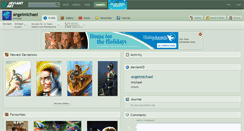 Desktop Screenshot of angelmichael.deviantart.com