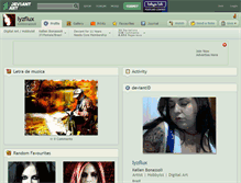 Tablet Screenshot of lyzflux.deviantart.com