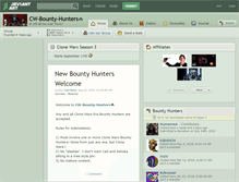 Tablet Screenshot of cw-bounty-hunters.deviantart.com