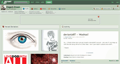 Desktop Screenshot of elegant-dream.deviantart.com