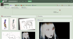 Desktop Screenshot of dusk666.deviantart.com