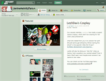 Tablet Screenshot of janinemelnitzfans.deviantart.com