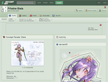 Tablet Screenshot of frhaine-shaia.deviantart.com