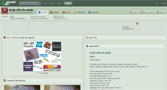 Desktop Screenshot of dude-stfu-its-sarah.deviantart.com