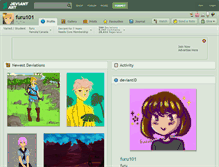 Tablet Screenshot of furu101.deviantart.com