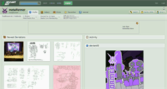 Desktop Screenshot of metalformer.deviantart.com