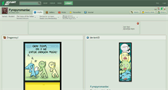 Desktop Screenshot of fyrepyromaniac.deviantart.com