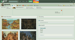 Desktop Screenshot of hetman80.deviantart.com