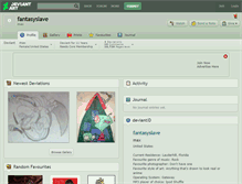 Tablet Screenshot of fantasyslave.deviantart.com