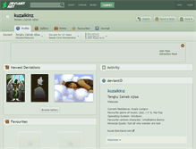 Tablet Screenshot of kuzaikinz.deviantart.com