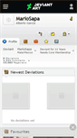Mobile Screenshot of mariosapa.deviantart.com
