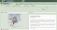 Desktop Screenshot of dragonfreako.deviantart.com