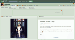 Desktop Screenshot of deltajade.deviantart.com