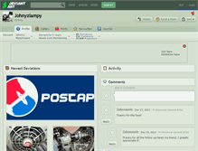 Tablet Screenshot of johnyzlampy.deviantart.com