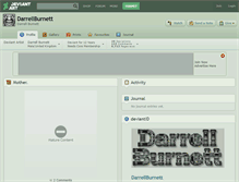 Tablet Screenshot of darrellburnett.deviantart.com