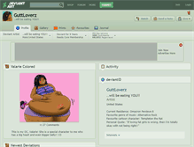 Tablet Screenshot of guttloverz.deviantart.com