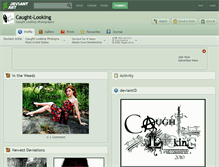 Tablet Screenshot of caught-looking.deviantart.com
