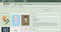 Desktop Screenshot of killerkammy.deviantart.com