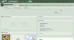 Desktop Screenshot of antimainstream.deviantart.com