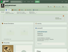 Tablet Screenshot of antimainstream.deviantart.com